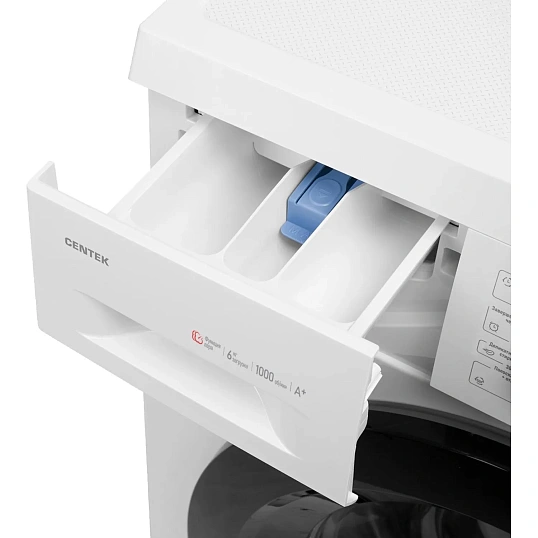 Стиральная машина Centek CT-1902 (белый) 6кг/23пр /Очистка барабана /Пар/A