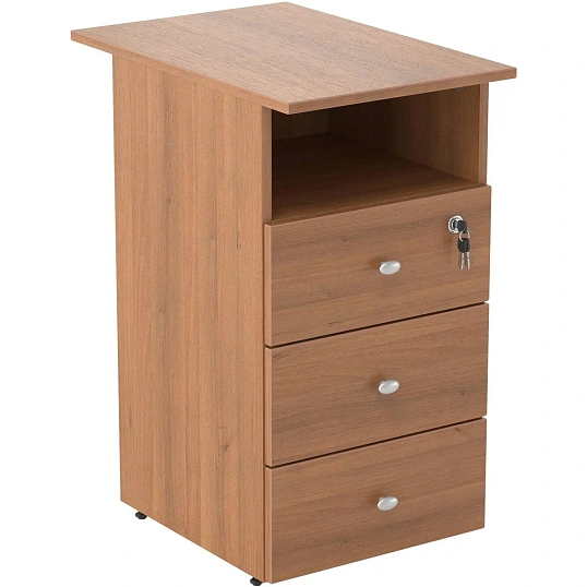 Тумба приставная с топом Easy LT Оптима 400х590х740 3 ящ. орех new 16/16