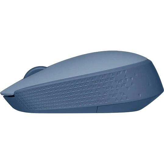 Мышь компьютерная Logitech М171 беспроводная голубой (910-006866)