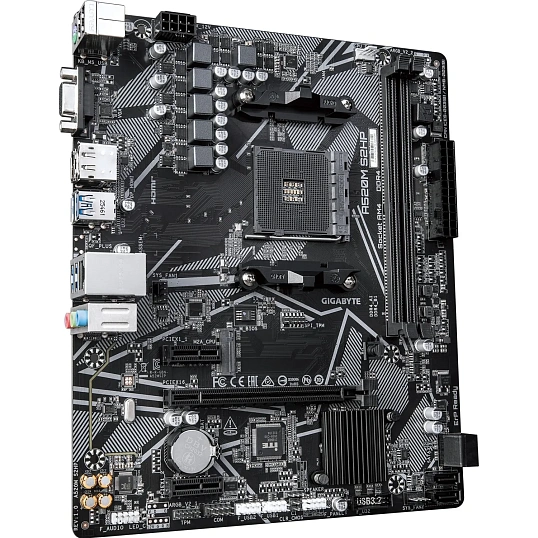 Материнская плата Gigabyte A520M S2HP A520, AM4, 2xDDR4, M-ATX