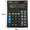 Калькулятор настольный ПОЛНОРАЗМЕРНЫЙ Attache Economy 16 разр., черный