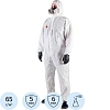 Комбинезон одноразовый (65г/м2)с кап.JetaSafetyJPC65 ElementComfort бел рXL