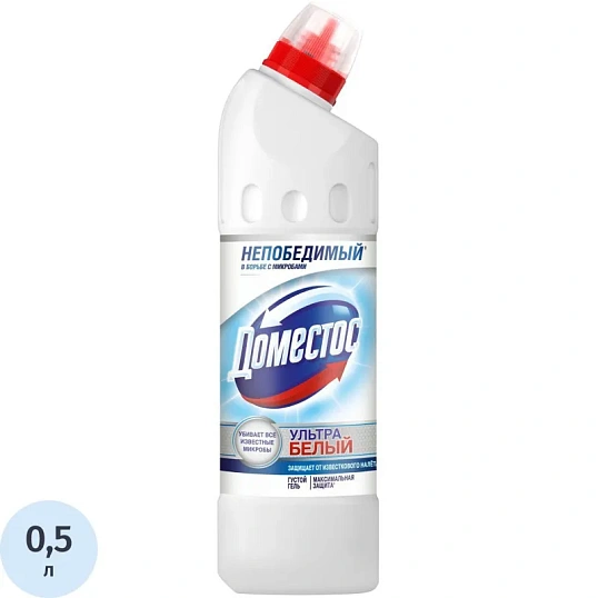 Средство для сантехники Доместос ультра белый 500мл