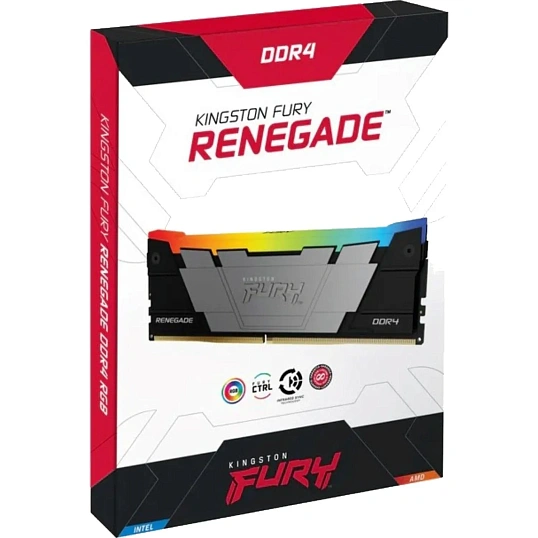 Модуль памяти Kingston FURY Renegade DDR4 DIMM 8GB 3600Мгц(KF436C16RB2A/8)