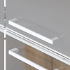 Двери стекл. Комус Мебель К-Loft 2шт. 241H007 764х4х1022 с белой ручкой