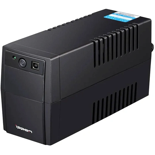 ИБП Ippon Back Basic 1050 Euro 600Вт 1050VA EURO(2) черный