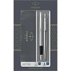 Набор Parker Jotter Stainless Steel CT, ручки шар.+пер-я,1мм,синий, 2093258