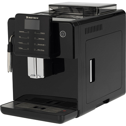Кофемашина автоматическая BigTech EСM301B, 1,7литра, зерна 250 гр,черная