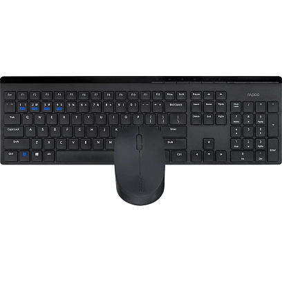 Набор клавиатура+мышь RAPOO беспроводная 8110M, цвет - черный