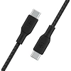 Кабель Belkin (CAB014BT3MBK)BoostCh.100W USB-C to USB-C 2.0 Braided 3м. чер