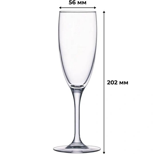 Бокал для шампанского 170 мл. Эдем 24шт/уп (13с1687/0)