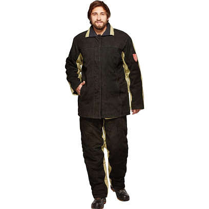 Костюм сварщика брезент+спилок КБР (арт.КС09) 44-46/182-188