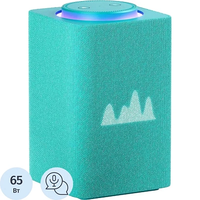 Умная колонка Яндекс Станция Макс Zigbee, бирюзов/turquoise (YNDX-00053TRQ)