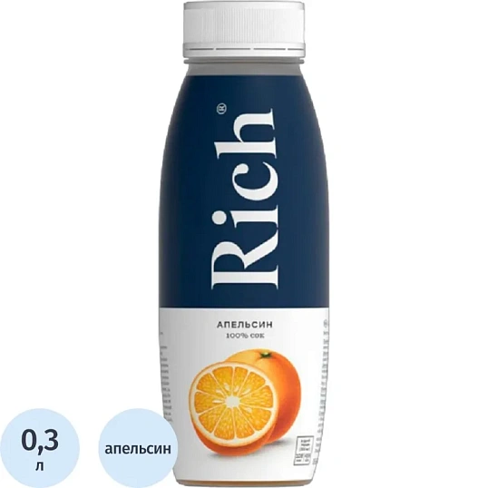 Нектар Rich  Апельсин ПЭТ 0,3л
