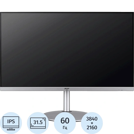 Монитор Acer (UM.JB2CD.002)31,5/4K UHD/IPS/60Hz/350cd/4ms/HDMI/DP