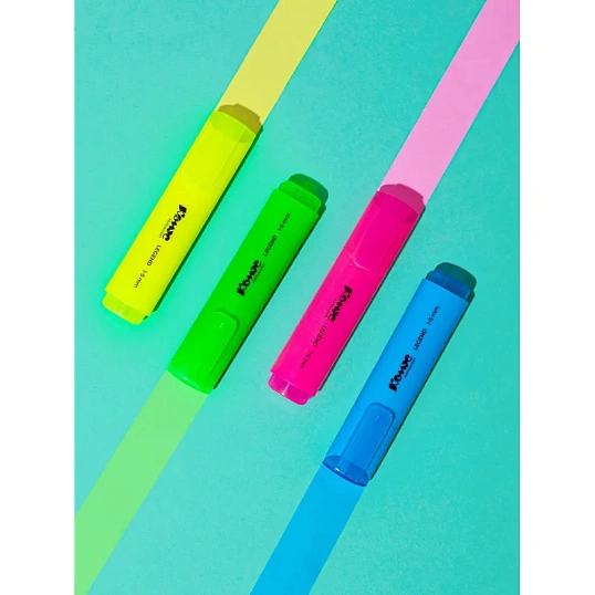 Маркер текстовыделитель КОМУС Legend синий 1-5мм