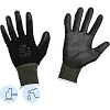 Перчатки защитные нейлон с п/у черный Manipula МИКРОПОЛ (TPU-12/MG-161)р.10