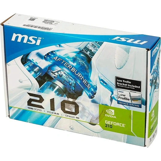 Видеокарта MSI G210 1GB GDDR3 64bit VGA DVI HDMI (N210-1GD3/LP)