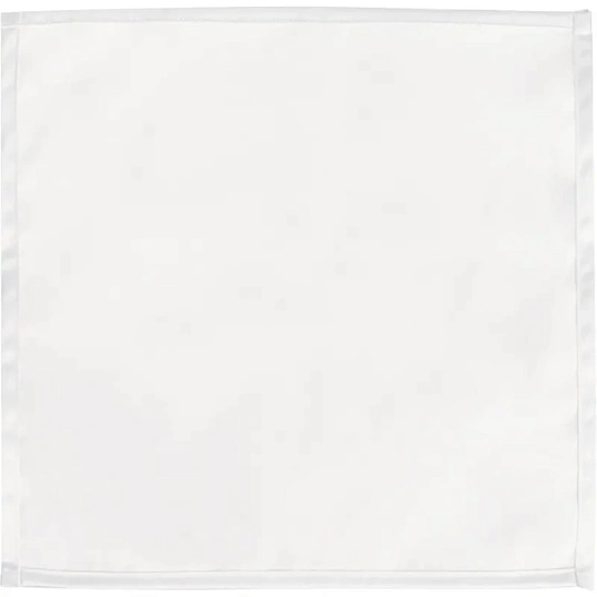 Салфетка Luscan 35х35см (88%ПЭ, 12%хлопок) рис.2, белый, 5 шт/уп