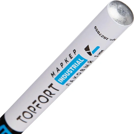 Маркер лаковый TOPFORT Industrial 1 мм желтый