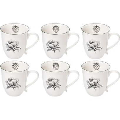 Кружка Флорес, 420 мл,6шт/уп