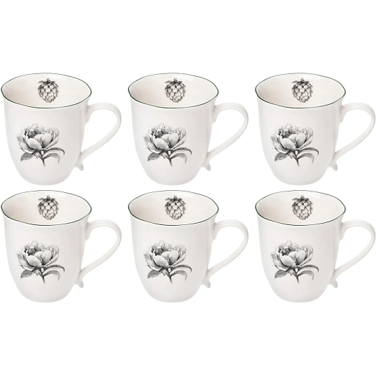 Кружка Флорес, 420 мл,6шт/уп