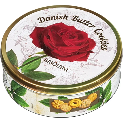 Печенье Bisquini Розы ж/б.400г