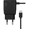 Зарядное устройство сетевое PERO TC04 1USB 2.1A + TYPE-C CABLE черный