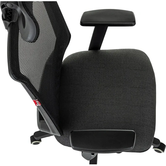Кресло VB_EChair 663 TC-H черный TW-01 38-418 сетка/ткань