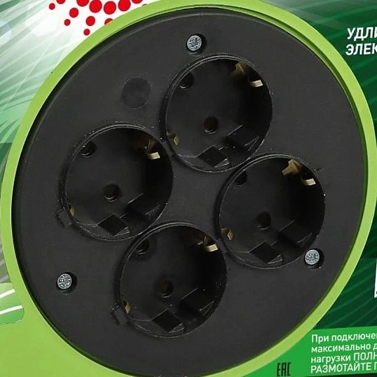 Удлинитель силовой ЭРА ПВС3х1,5мм2 30м на пласт.кат. c/з 4 розетки,Б0056102