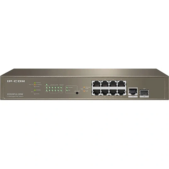 Коммутатор IP-COM G5310P-8-150W PoE (130W) SFPx1 L3