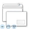 Конверт Ecopost С5 162х229мм стрип пр.окно 80г 1000шт/уп /2832