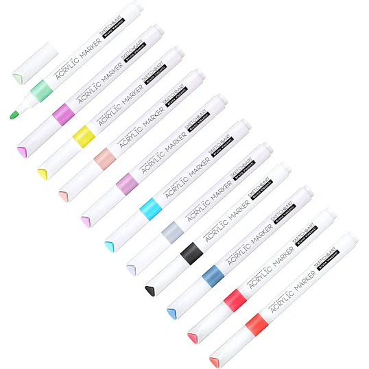 Набор акриловых маркеров Sketch&Art 12 цв. 22-0126