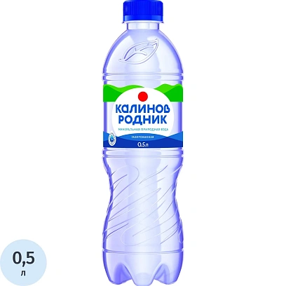 Вода минеральная Калинов Родник природ стол пит газ ПЭТ 0,5л