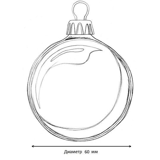 Набор шаров подвесных Шары разноцветные в асс, 6 шт 6см 90781