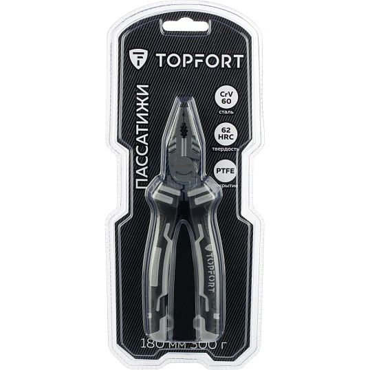 Пассатижи 180мм/7 Topfort Industrial