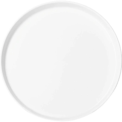 Блюдо 'Кунстверк' круглое с бортом;фарфор;D=225,H=17мм;белый 6шт/уп