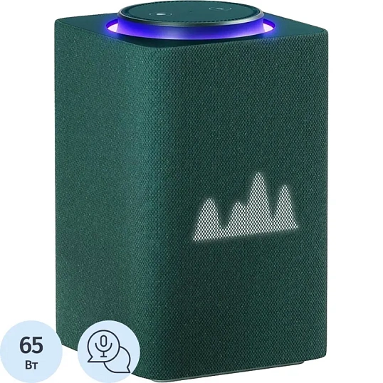 Умная колонка Яндекс Станция Макс Zigbee, зеленый/green (YNDX-00053Z)