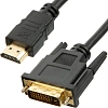 Кабель DVI-HDMI 1.4 M/M, 1.8м, чер (OAVDC004)