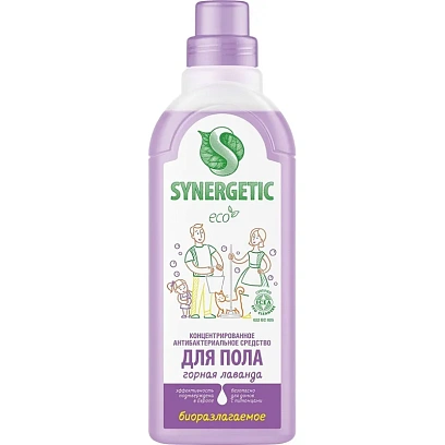 Средство для мытья пола Synergetic Горная лаванда 750мл