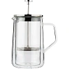 Френч-пресс 1000мл Кирай боросил.стекло, пластик ручка (BX608)