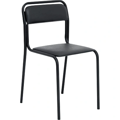 Стул UD_СМ7/7-02 Юнит каркас черный, к/з K01 черный