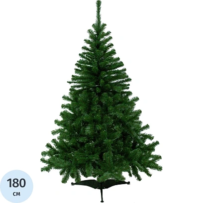 Елка искусственная Сибирская 1,8 м ПВХ, зеленая