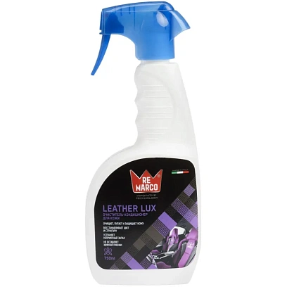 Очиститель -кондиц. кожи LEATHER LUX Black Orchide,750мл RE MARCO RM-850