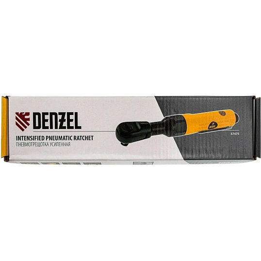 Трещотка пневматическая усиленная DENZEL RP100, 1/2, 100 Нм (57475)