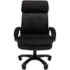 Кресло VT_Chairman Home 505 ткань Т-84 черный (черный пластик)