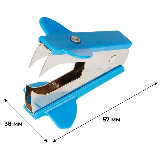 Антистеплер Attache Economy для скоб  N10, 24/6, 26/6, синий