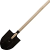 Лопата штыковая РусТрейд 140 см сталь 28x23см с черенком (cи-01520)