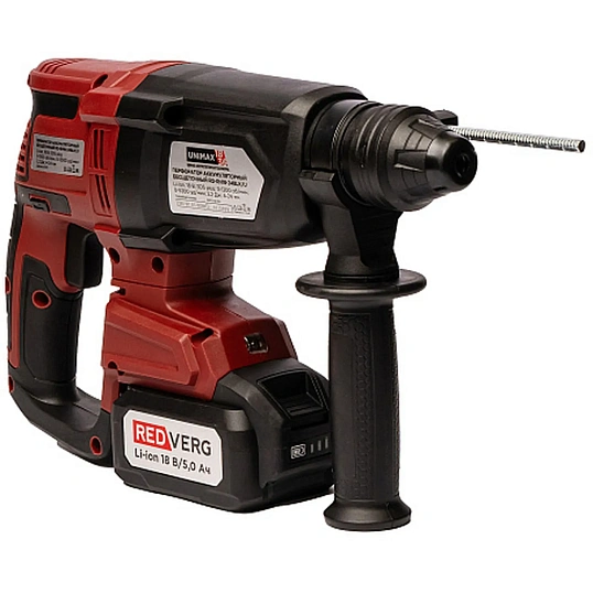 Перфоратор аккумуляторный бесщеточный REDVERG RD-RH18-24BLK/U