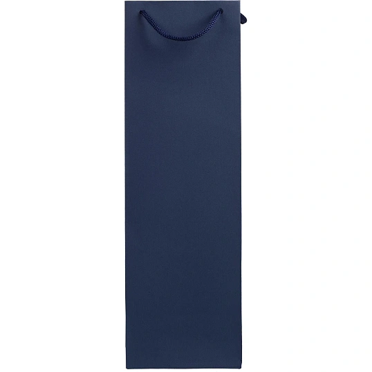 Пакет подарочный под бутылку Vindemia, синий арт.75556.40